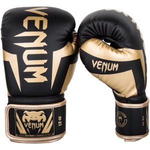 Боксови ръкавици VENUM ELITE Black gold
