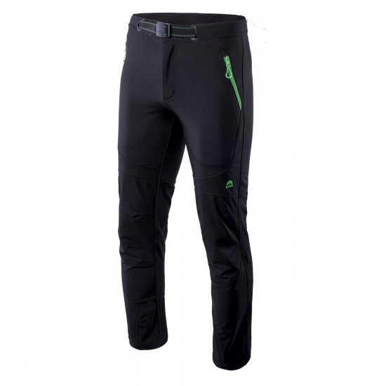 Мъжки панталон ELBRUS Leland, Черен/Зелен