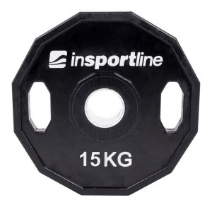Стоманен олимпийски диск inSPORTline Ruberton 15 кг