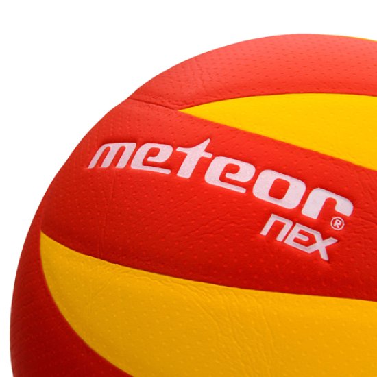Волейболна топка METEOR NEX, Червен/Жълт