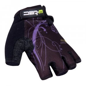 Вело ръкавици W-TEC Mison, Черен/лилав