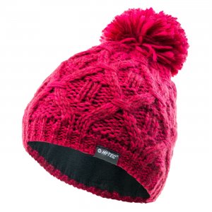Зимна шапка за деца HI-TEC Bell Jr, Вишнев