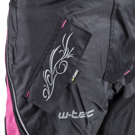 Дамски мото панталон W-TEC Kaajla NF-2683 - черен-бял